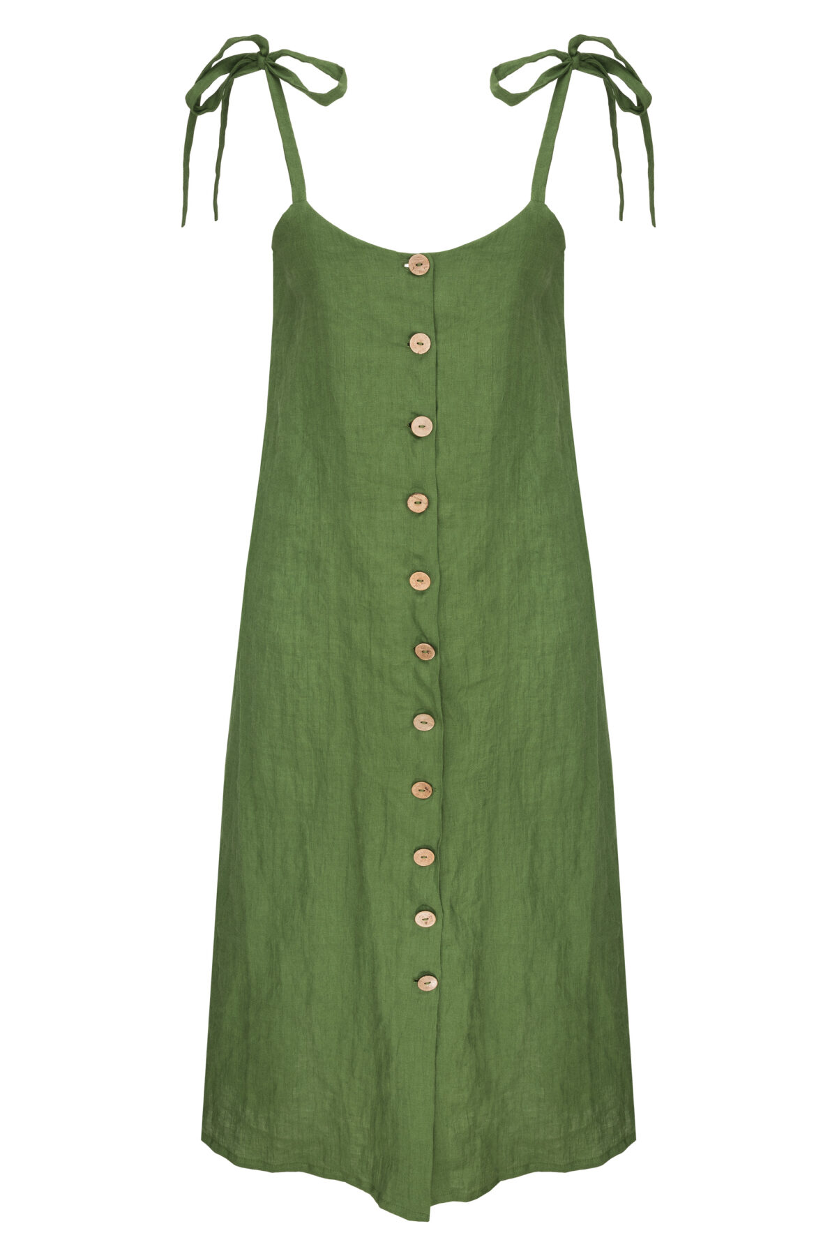 LINEN DRESS - NATURAL - KORNELIARATAJ