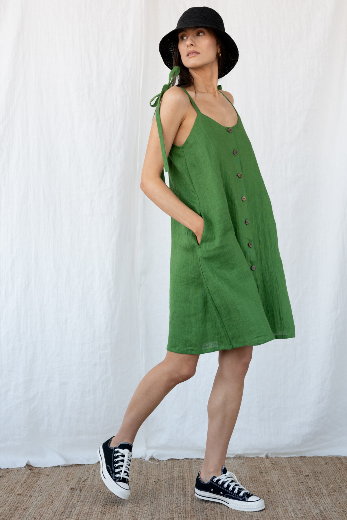 LINEN CLASSY DRESS - HOPE - obrazek 3