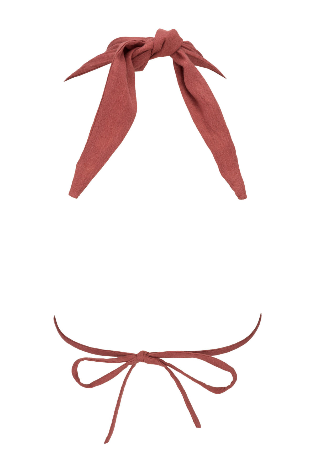 LINEN WRAP TOP 3IN1 - GUAVA - obrazek 2