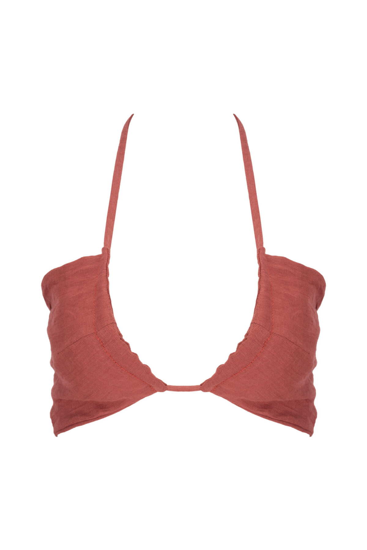 LINEN WRAP TOP 3IN1 - GUAVA - obrazek 4