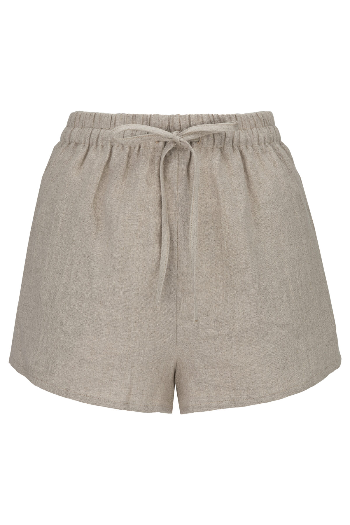 LINEN SHORTS - NATURAL - obrazek 2