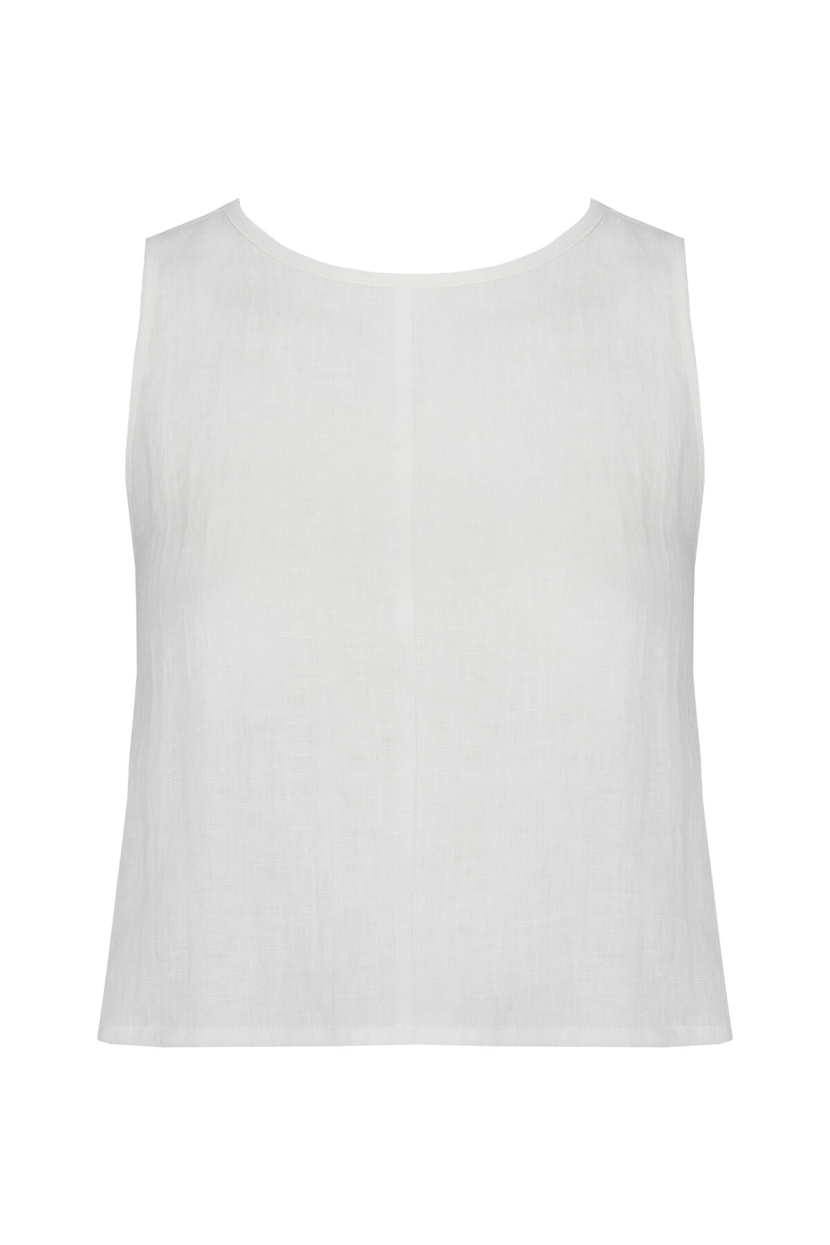 Lniany top Coconut - obrazek 2