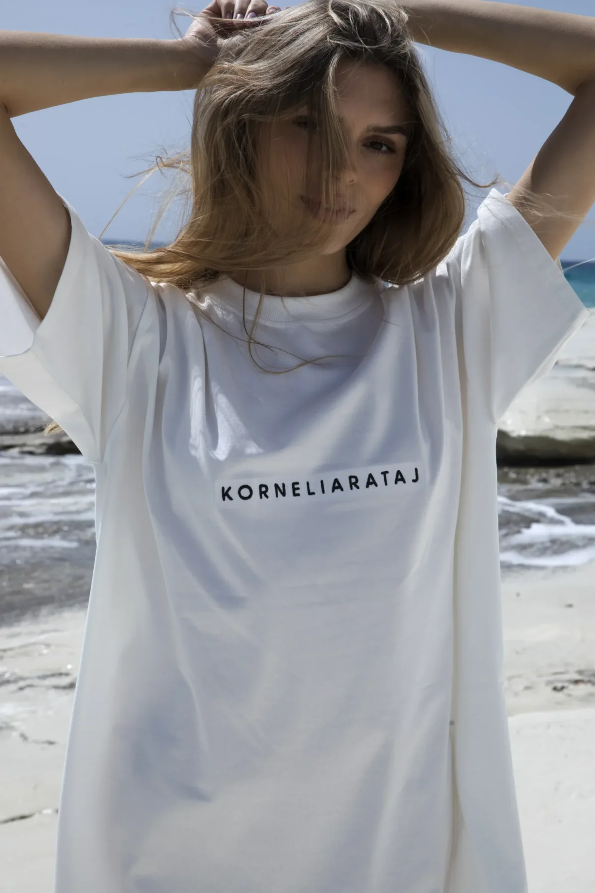 T-Shirt z haftem