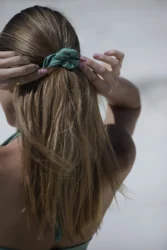 Scrunchie Aqua