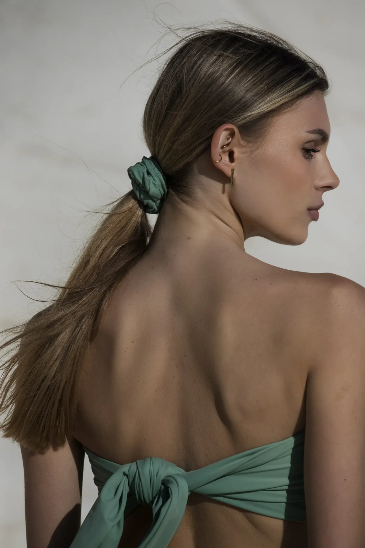 Scrunchie Aqua