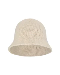 BAWELNIANY LNIANY KAPELUSZ ECRU