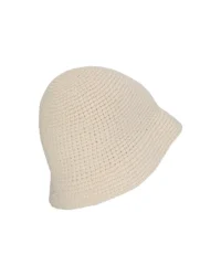 BAWELNIANY LNIANY KAPELUSZ ECRU