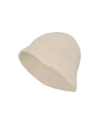 BAWELNIANY LNIANY KAPELUSZ ECRU