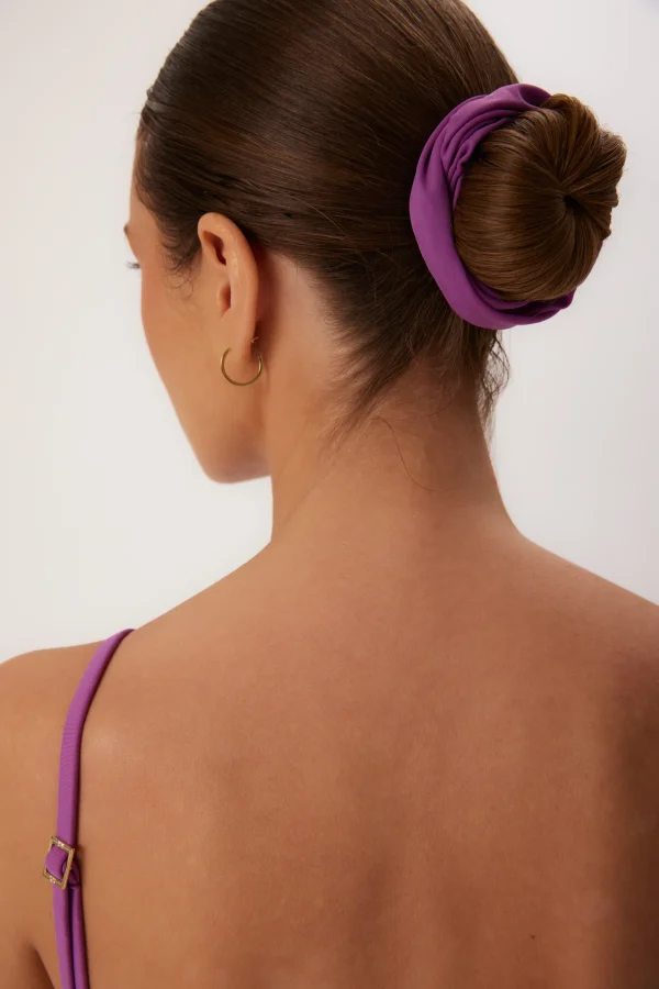 Scrunchie - gumka do wlosow Orchid