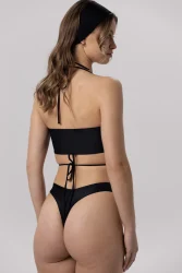 Cross Body - gora stroju kapielowego Black