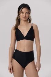 High Waist - dol stroju kapielowego Black