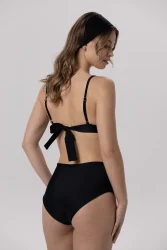 High Waist - dol stroju kapielowego Black