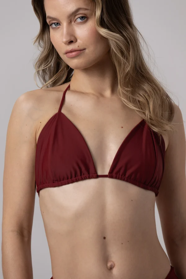 Bikini - gora stroju kapielowego Burgundy