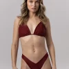 Bikini - gora stroju kapielowego Burgundy