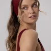 Headband - opaska do wlosow Burgundy