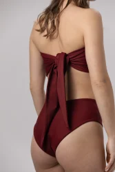 Simple - dol stroju kapielowego Burgundy