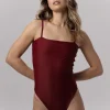 The Simple One - dol stroju kapielowego Burgundy