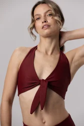 Tie - gora stroju kapielowego Burgundy