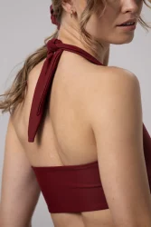 Tie - gora stroju kapielowego Burgundy