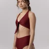 Tie - gora stroju kapielowego Burgundy