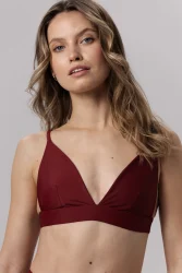 Triangle - gora stroju kapielowego Burgundy