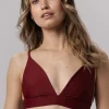 Triangle - gora stroju kapielowego Burgundy