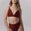 Triangle - gora stroju kapielowego Burgundy