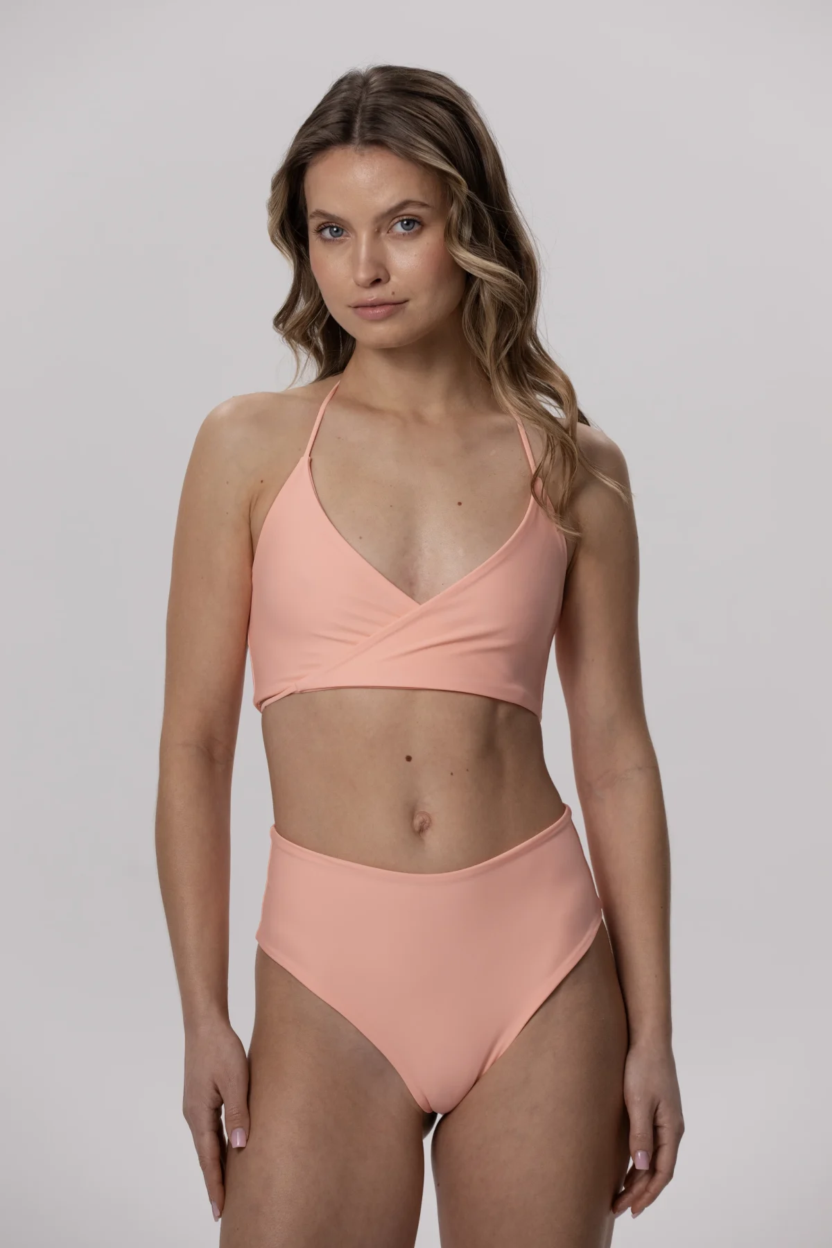 Cross Body - gora stroju kapielowego Peachy Rose