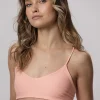 Line - gora stroju kapielowego Peachy Rose