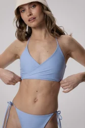 Cross Body - gora stroju kapielowego Sky Blue