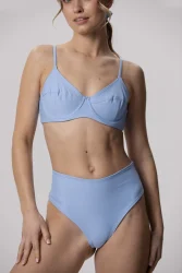 Simple - dol stroju kapielowego Sky Blue