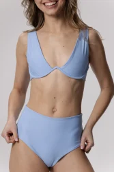 Wave - gora stroju kapielowego Sky Blue