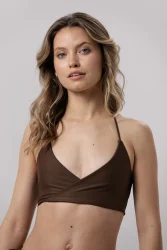 Cross Body - gora stroju kapielowego Wood