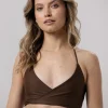 Cross Body - gora stroju kapielowego Wood