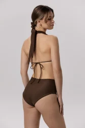 High Waist - dol stroju kapielowego Wood
