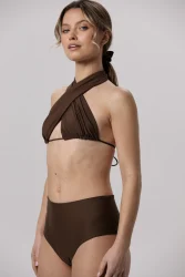 High Waist - dol stroju kapielowego Wood