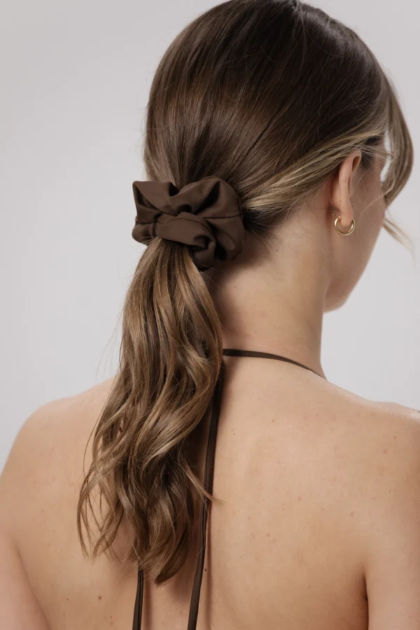 Scrunchie - gumka do wlosow Wood