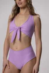 High Waist - dol stroju kapielowego Lavender