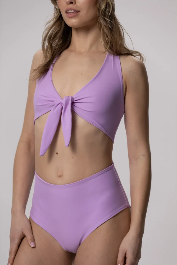 High Waist - dol stroju kapielowego Lavender
