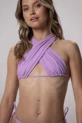 Wrap - gora stroju kapielowego Lavender