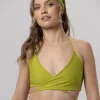 Cross Body - gora stroju kapielowego Lime