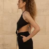 Lniane szorty Ease - Black