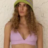 Kapelusz Bucket - Lavender & Lime