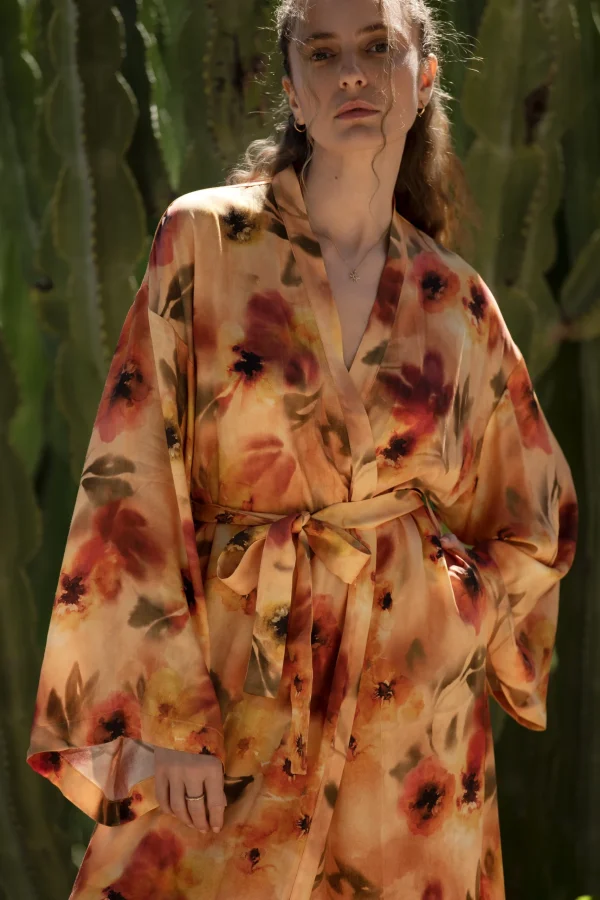 Kimono Muse - Sunset Bloom
