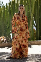Kimono Muse - Sunset Bloom