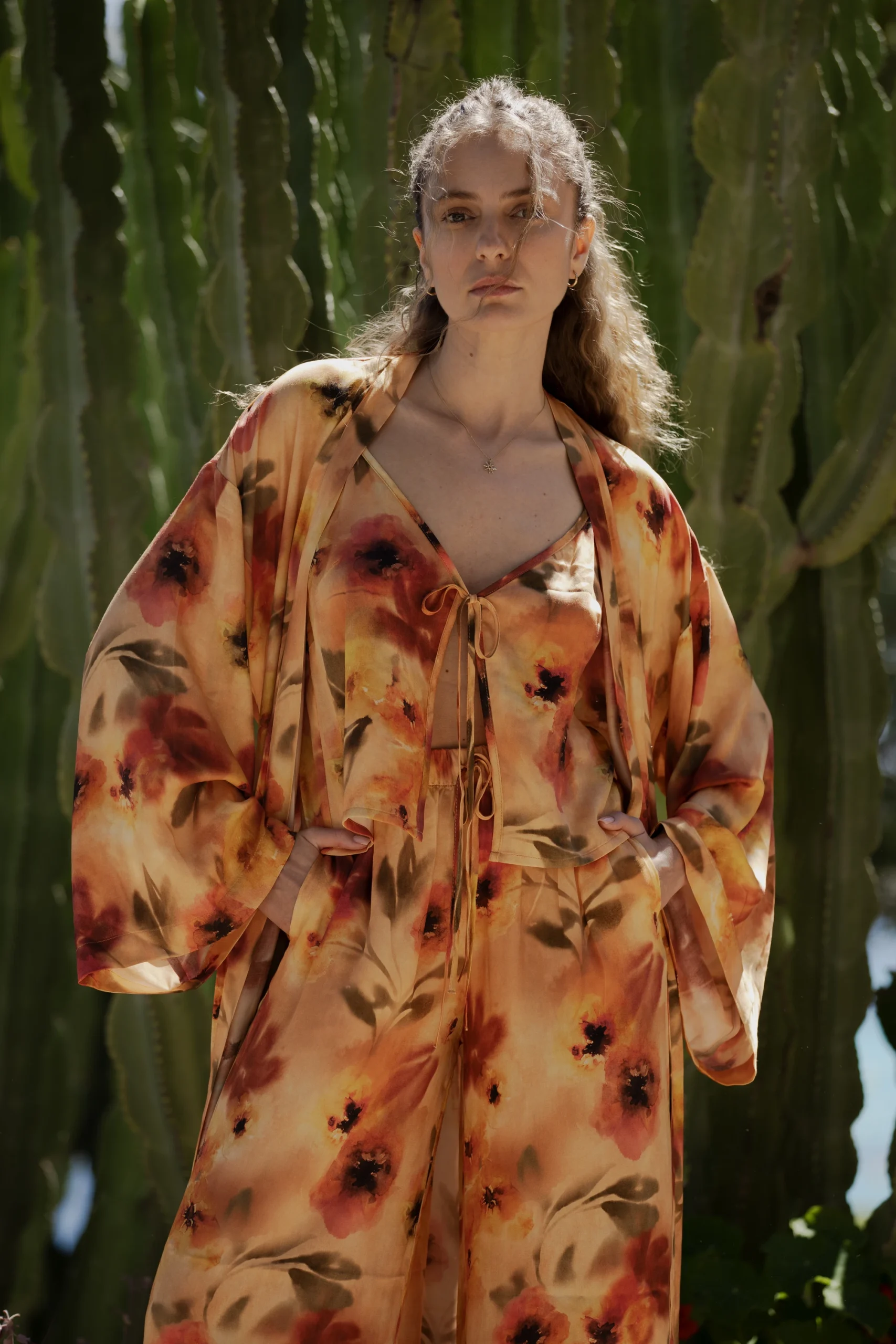 Kimono Muse - Sunset Bloom